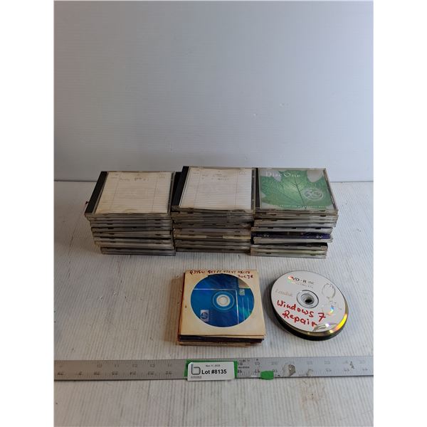 Assorted CD/DVDs - Computer Programs/ Music