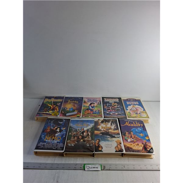 (9) VHS Movies - Kids