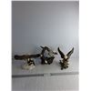 Image 1 : (3) Bald Eagle Figurines 8" - 10"