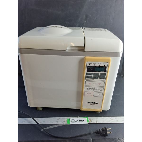 Gold Star Electric Bread Maker (Powers On) -  13" x 8" x 12"
