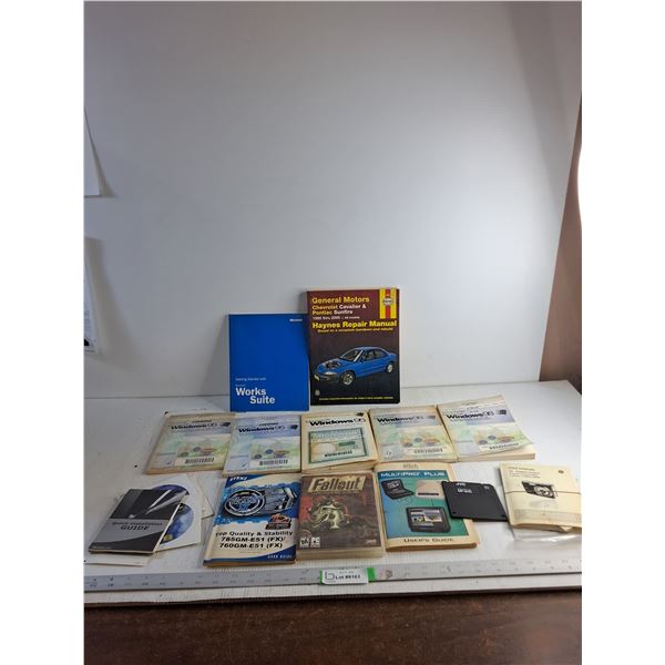 Assorted Manuals/ User Guides/ PC Programs - Windows 95/98/ Chev Cavalier/Pontiac Sun Fire 95-05/