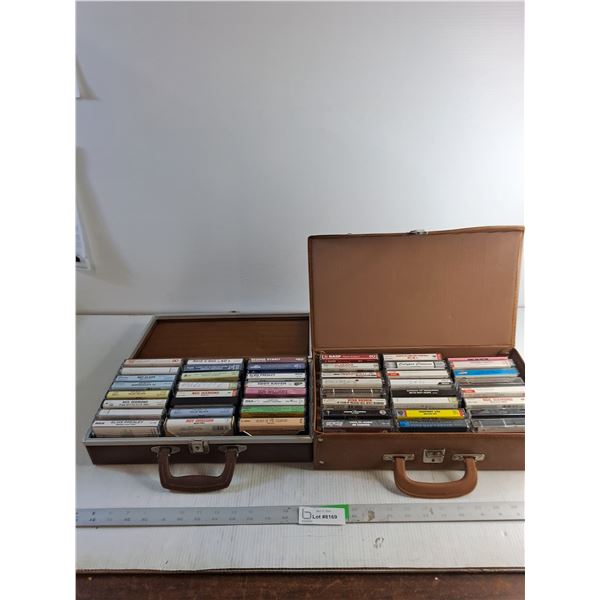 (2) Cases 48 Cassettes - Elvis/ Willy Nelson/ Country/