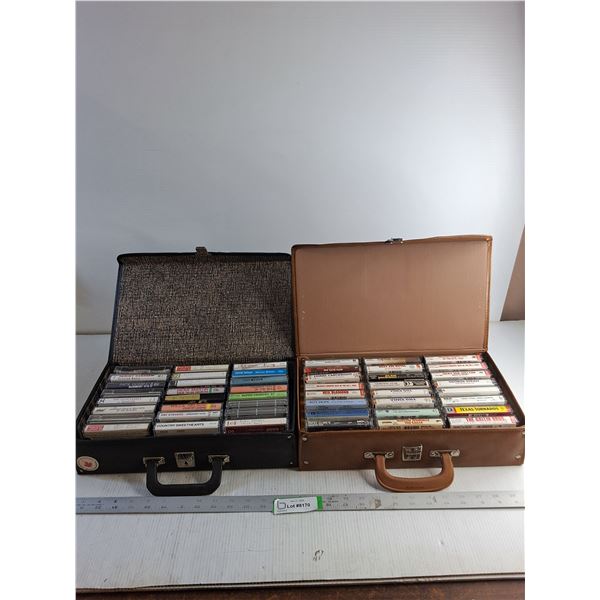 (2) Cases 48 Cassettes - Country/ Oldies Rock