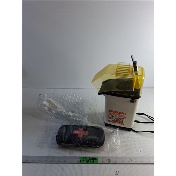 Electrical Popcorn Air Popper (Powers On)/ Naloxone Kit (NIB)
