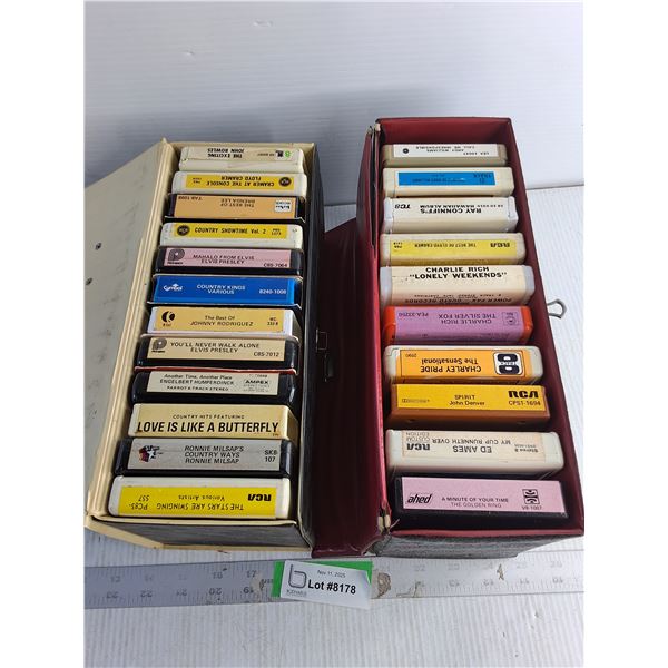 (2) Cases (22) 8-Tracks