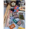 Image 5 : Pots/ Old Food Tins/ Match Boxes/ Thermometer/ Misc.