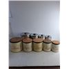 Image 3 : (2) Vintage Kitchen Canister Sets