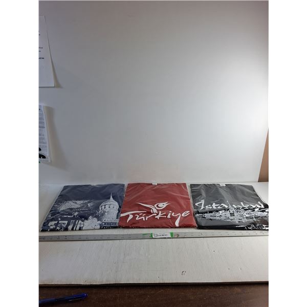 (3) Adult Large T-Shirts (NIB) - Instanbul/ Turkiye