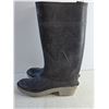 Image 3 : Mens Size 10  Boss Rubber Boots 16" Tall/ Steel Toe