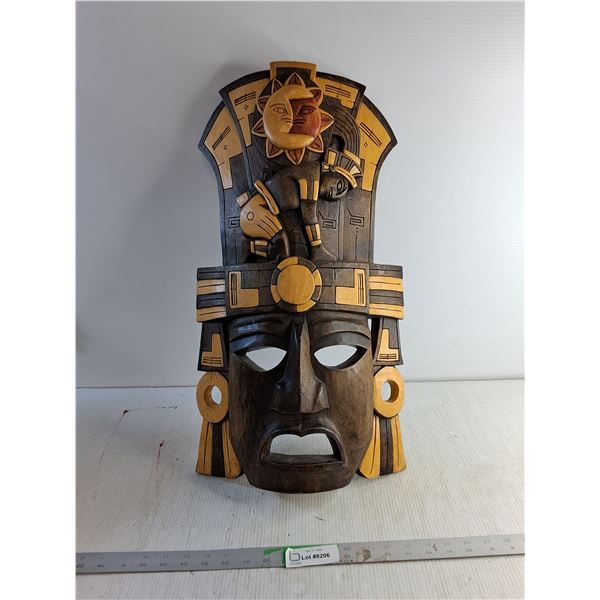 Wooden Mask Carving 24" x 14"