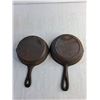 Image 4 : (2) 6" Cast Iron Frying Pans