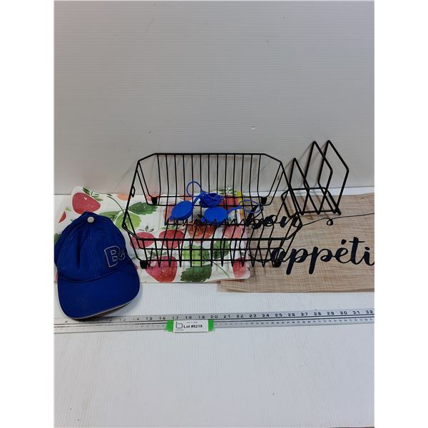 Dish Drying Rack, Hat, Placemats, Misc