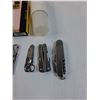 Image 2 : (4) Folding Knives, Otter Iphone Max Case, Light, Misc