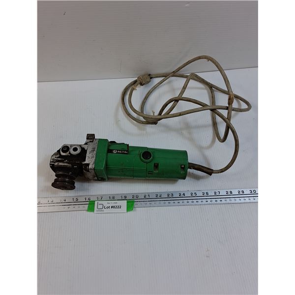 Hitachi Grinder - Screwed to Stay in On Postion - Powers On - As Is