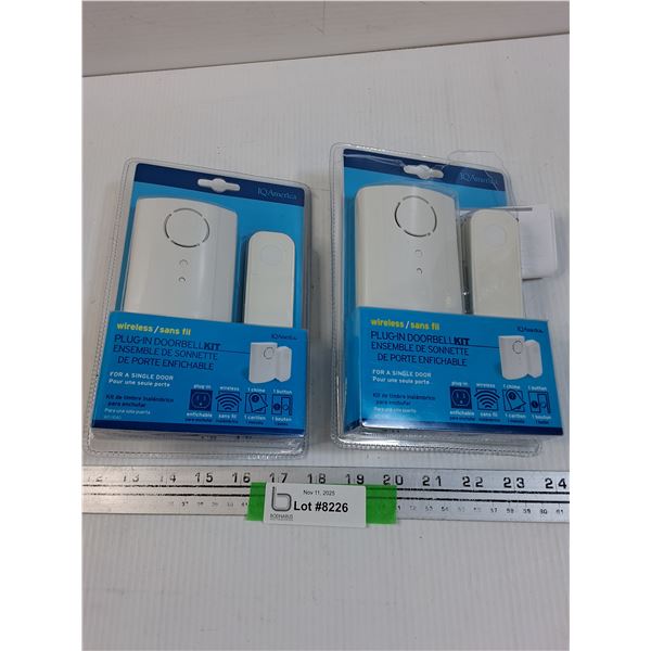 (2) Plug-in Door Bell Kits - As Is
