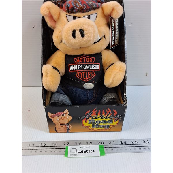 Harley Davidson Road Hog Stuffy in Box