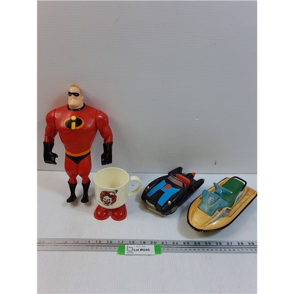 Mr Incredible, Ronald McDonald Retro Mug, Childrens Toys