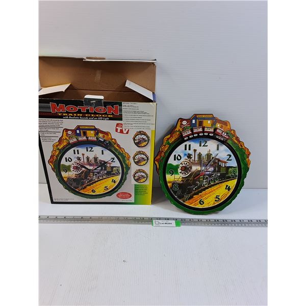 Magical Train Clock - Needs Batteries