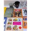Image 3 : (9) Books, University of Saskatchewan Mugs, Queens Coronation Cups, Misc