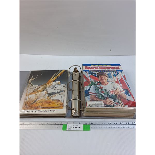 Binder of 1970's Sports Illustrated Magazines - Various