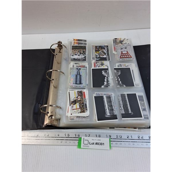 Assorted Panini Hockey Trading Cards in Binder - 2010 Editions - CANNOT AUTHENTICATE