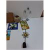 Image 2 : Picture Frames, (3) Ceramic Kitchen Tiles, Wind Chime, Tealight Holder