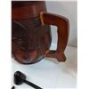Image 2 : Wooden Pitcher (Handle is Glued), Bundt Pan, Cutlery, Coffee Container
