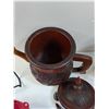 Image 5 : Wooden Pitcher (Handle is Glued), Bundt Pan, Cutlery, Coffee Container