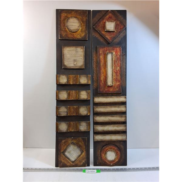 Metal Modern Art Decor - 8.5" x 39" - CANNOT SHIP