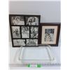 Image 1 : (2) Picture Frames & Pyrex - 9" x 12"