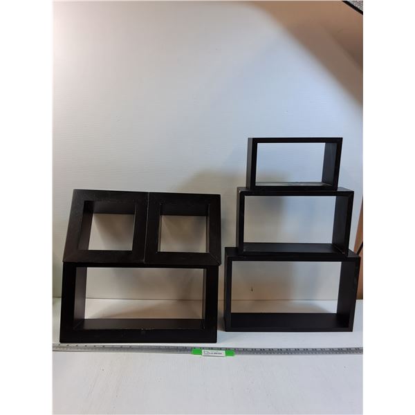 (6) Wall Shelves - Various Sizes - Pickup Preferred