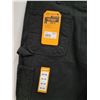Image 2 : Carhartt Black Mens Work Jeans - Size 42" x 32"