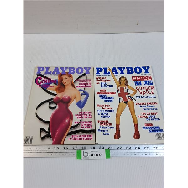(2) Playboy Magazines: 1998 & 1988