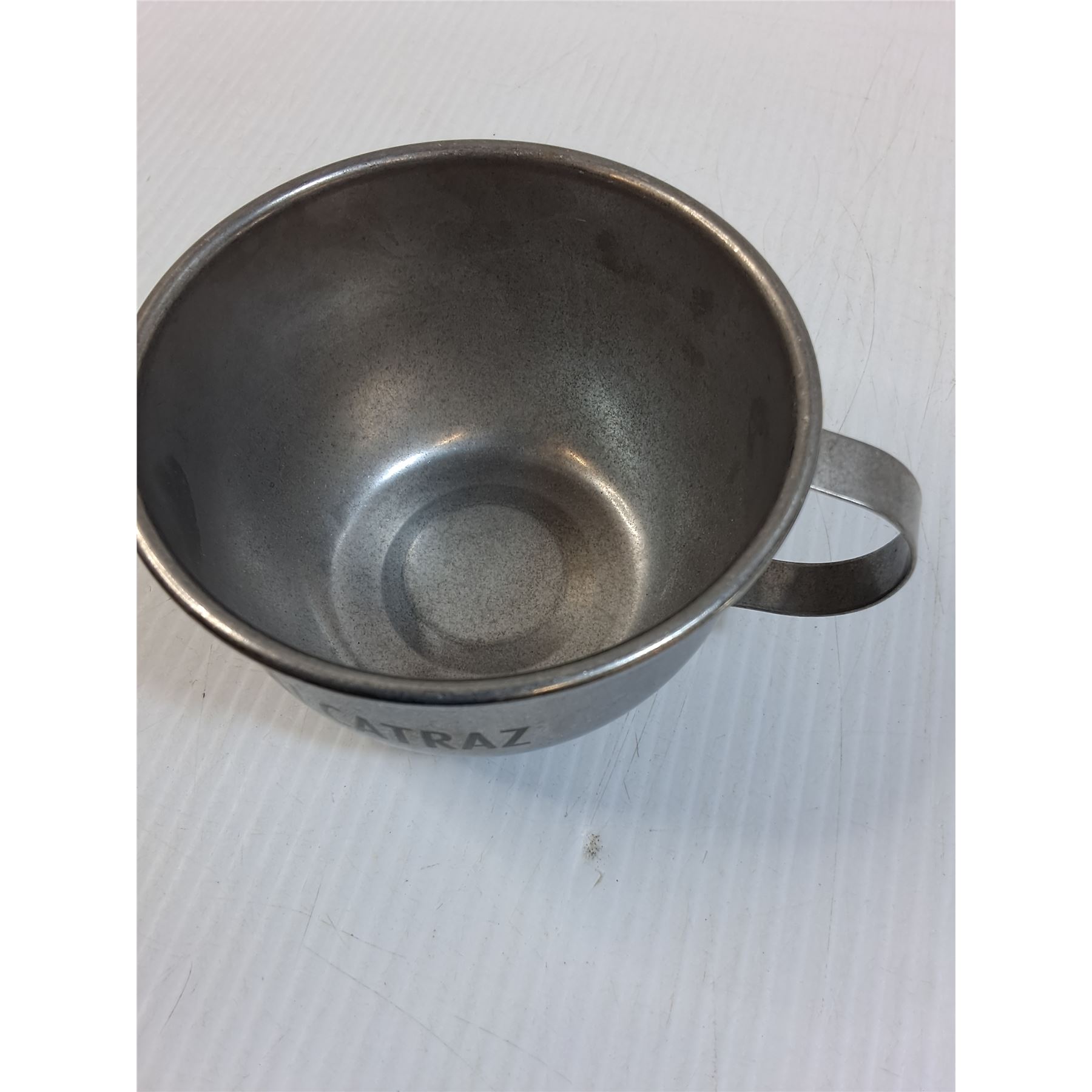 Inmate Cup Alcatraz Reproduction Jail Cup - Bodnarus Auctioneering