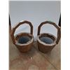 Image 1 : * (2) Wooden Planters - 19" x 27" - CANNOT SHIP