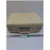 Image 1 : Samsonite White Vintage Suitcase - 16" x 13" x 5"