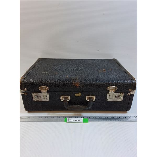 Vintage Lion Brand Hard Shell Case Suitcase - Some Wear - 18" x 13" x 6"