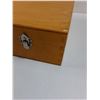 Image 3 : Wooden Artist Paint Box - 18" x 11" x 4"