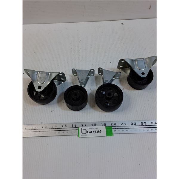(4) Stell Castor Wheels