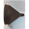 Image 2 : Antique Cast Iron Steam Tractor Funnel - 11" x 10" - CANNOT SHIP, Heavy