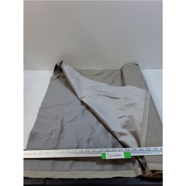 Grey Velour Upholstery Fabric - 56" x 26"