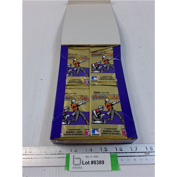 OPC 1991 Baseball Trading Card Set