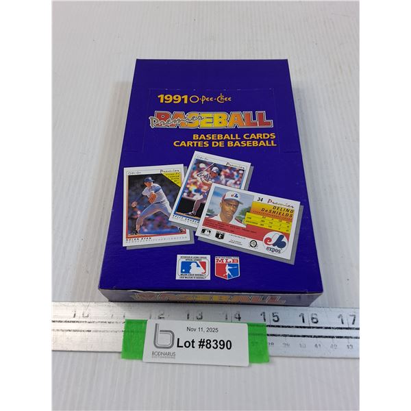 OPC 1991 Baseball Trading Card Set
