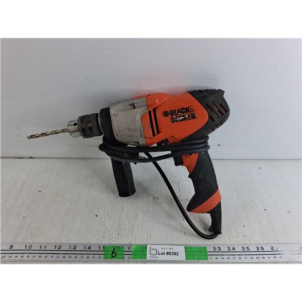 Black & Decker Corded Drill - Powers On, As Is