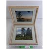 Image 1 : (2) Framed Wall Art Prints 15" x 12"