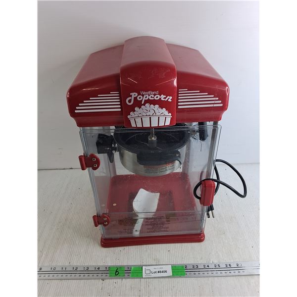 WestBend Popcorn Maker - Powers On, As Is, 18" x 10" x 9", Pickup Only