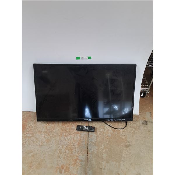 37" RCA TV with Remote - Powers On, As Is, Cannot Ship