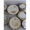 Image 6 : Various Ceramic Dining Bowls & Plates, Glass Pie Dish - Cannot Ship
