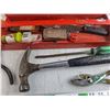 Image 5 : Precision Screwdriver Set, Hammer, Pliers, Measuring Tape, Metal Tool Box, Misc Hardware
