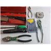 Image 6 : Precision Screwdriver Set, Hammer, Pliers, Measuring Tape, Metal Tool Box, Misc Hardware